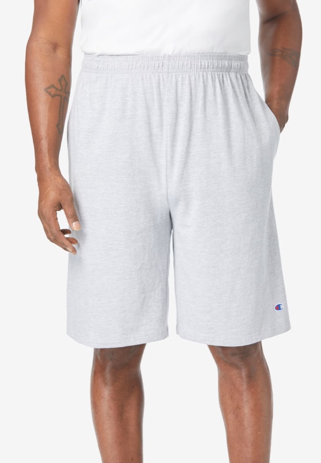 Champion Big & Tall Jersey 10" Shorts
