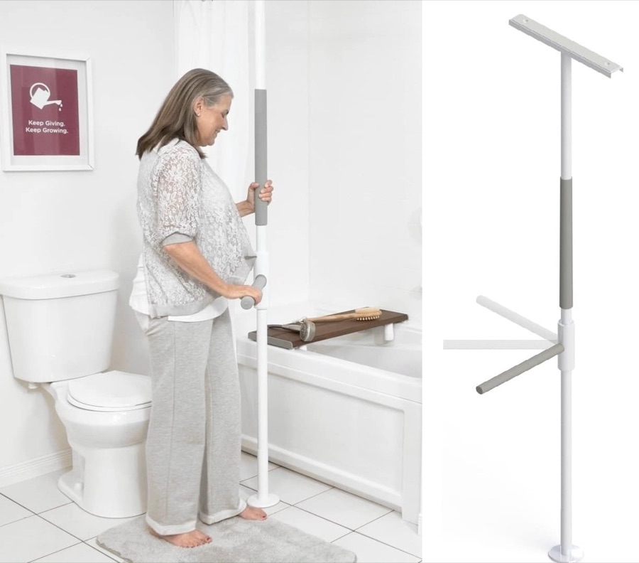 HealthCraft SuperPole with SuperBar Transfer Pole, Bariatric (SPB-HD)
