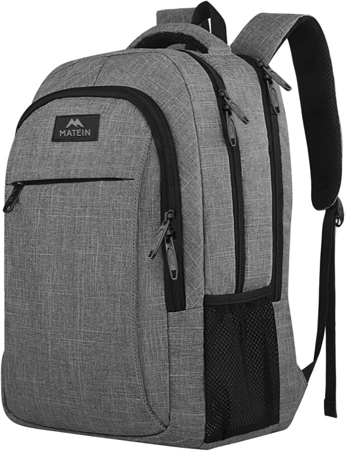MATEIN Travel Laptop Backpack with USB Charging Port