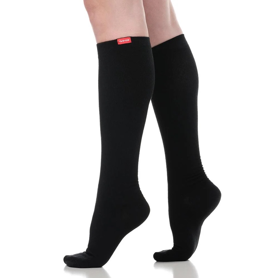 VIM & VIGR Cotton 15–20 mmHg Compression Socks (Wide Calf)